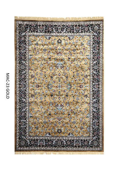 Gold Persian Silk Carpet