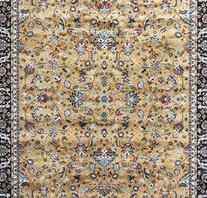 Gold Persian Silk Carpet