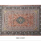 Rust Persian Silk Carpet