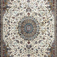 Cream Persian Silk Carpet