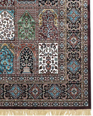 Red Persian Silk Carpet