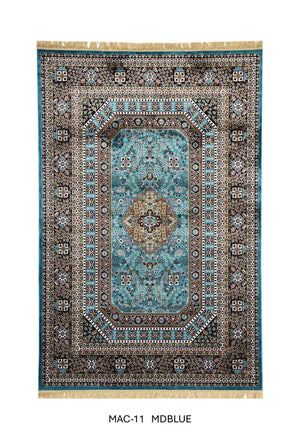 Blue Persian Silk Carpet