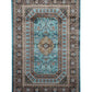 Blue Persian Silk Carpet