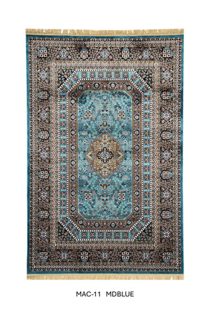 Blue Persian Silk Carpet