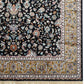 Black Persian Silk Carpet