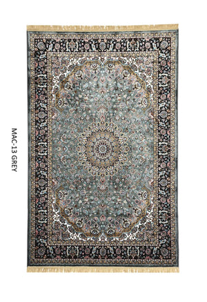 Gray Persian Silk Carpet