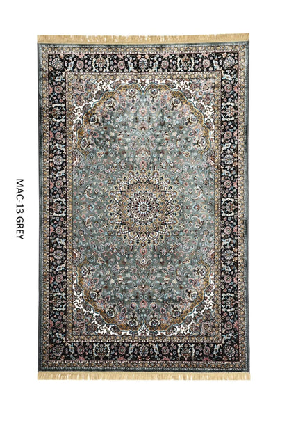 Gray Persian Silk Carpet