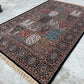 Black Persian Silk Carpet