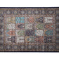 Navy Blue Persian Silk Carpet