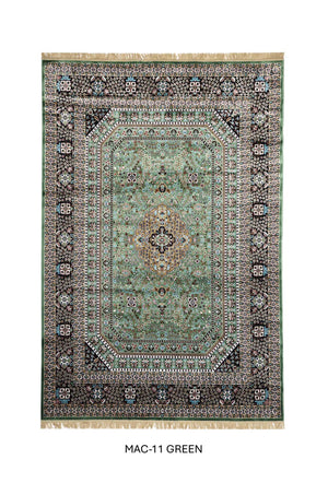 Green Persian Silk Carpet