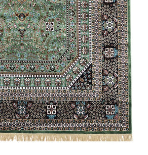 Green Persian Silk Carpet