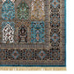 Blue Persian Silk Carpet