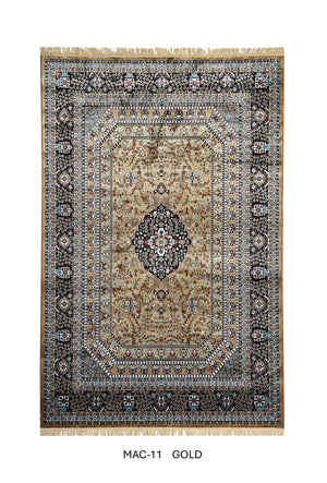 Gold Persian Silk Carpet