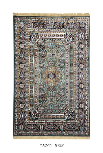 Gray Persian Silk Carpet