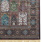 Burgundy Persian Silk Carpet